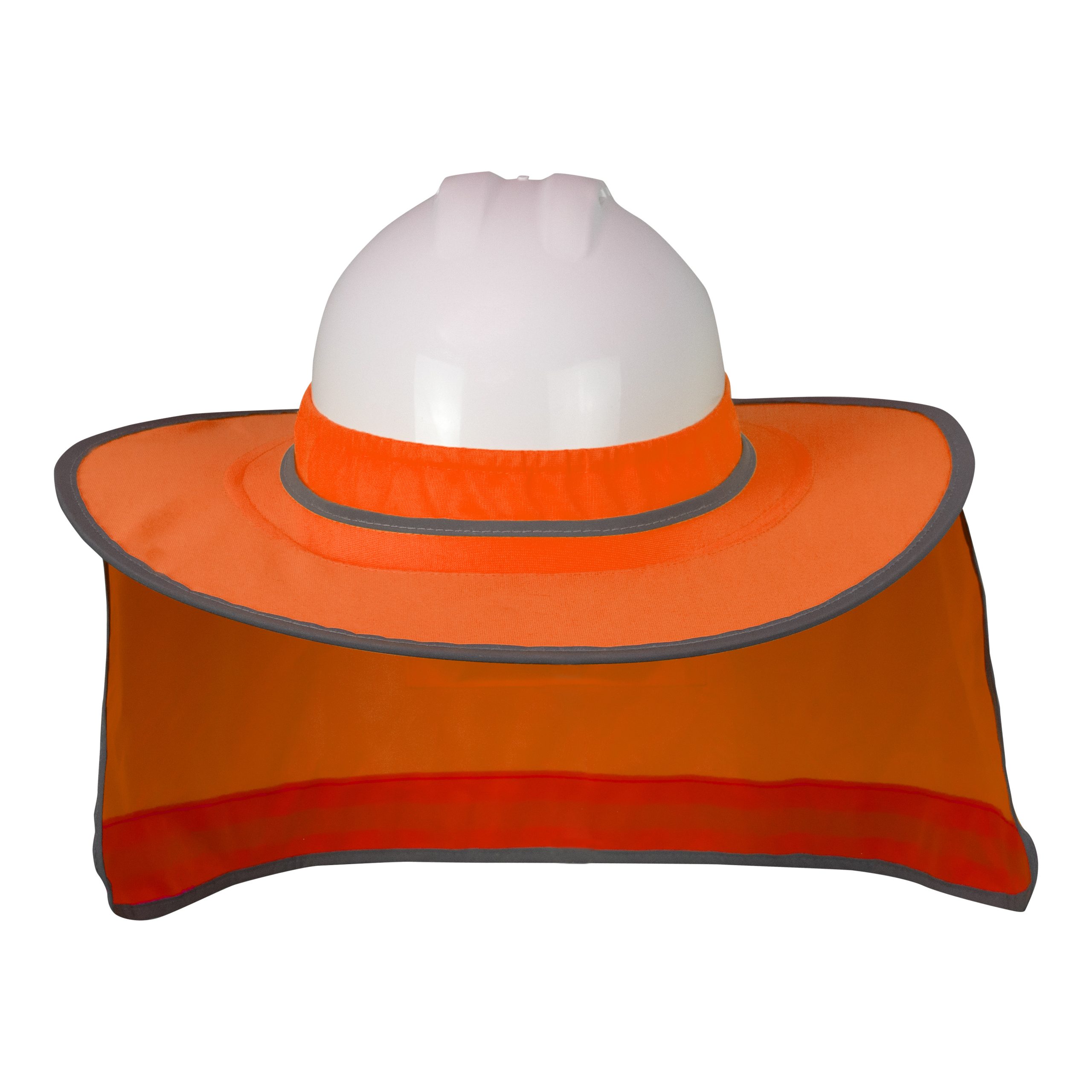 Hi-Vis Collapsible Hard Hat Shade - Orange, 1/EA #RHHS-01 - Image 4