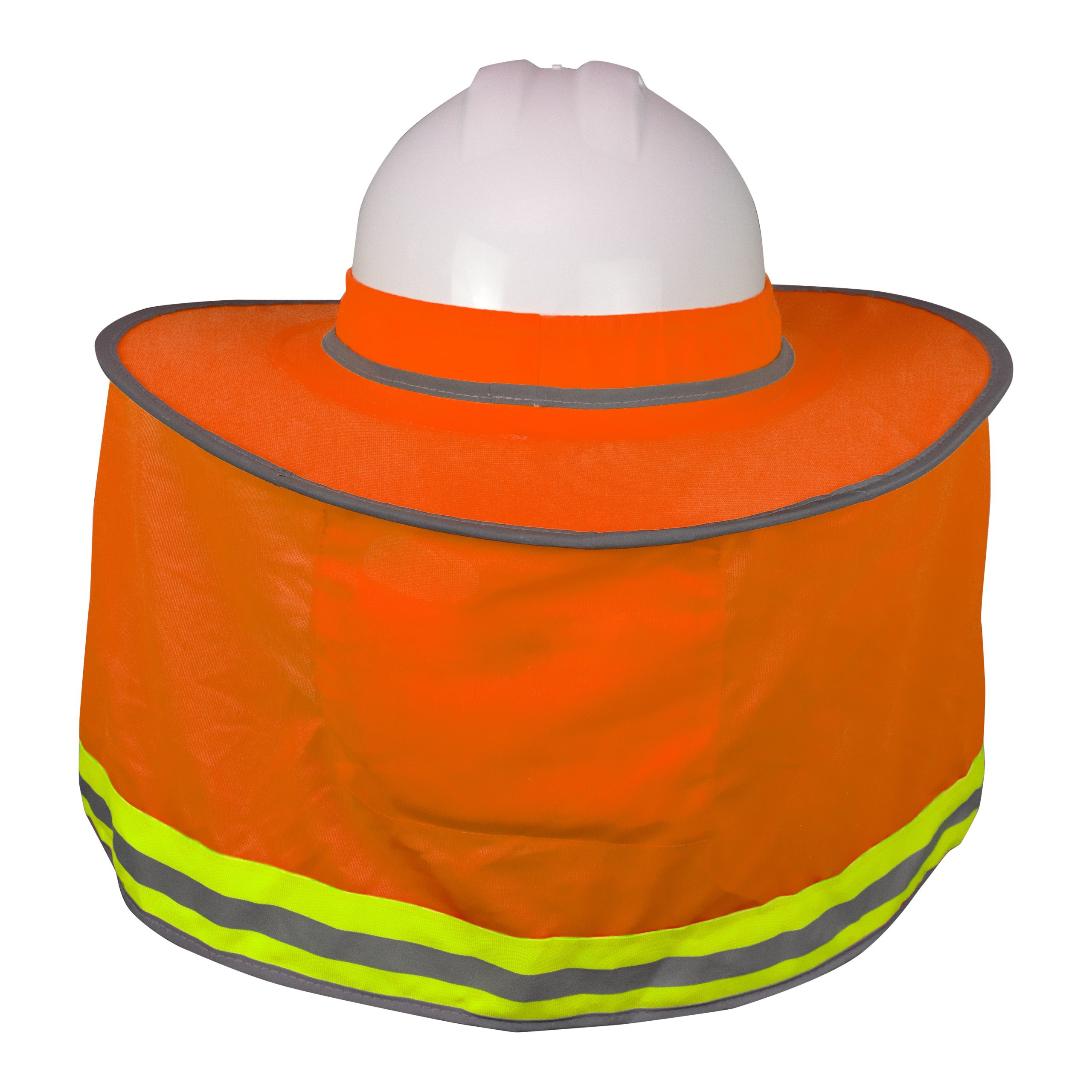 Hi-Vis Collapsible Hard Hat Shade - Orange, 1/EA #RHHS-01 - Image 3