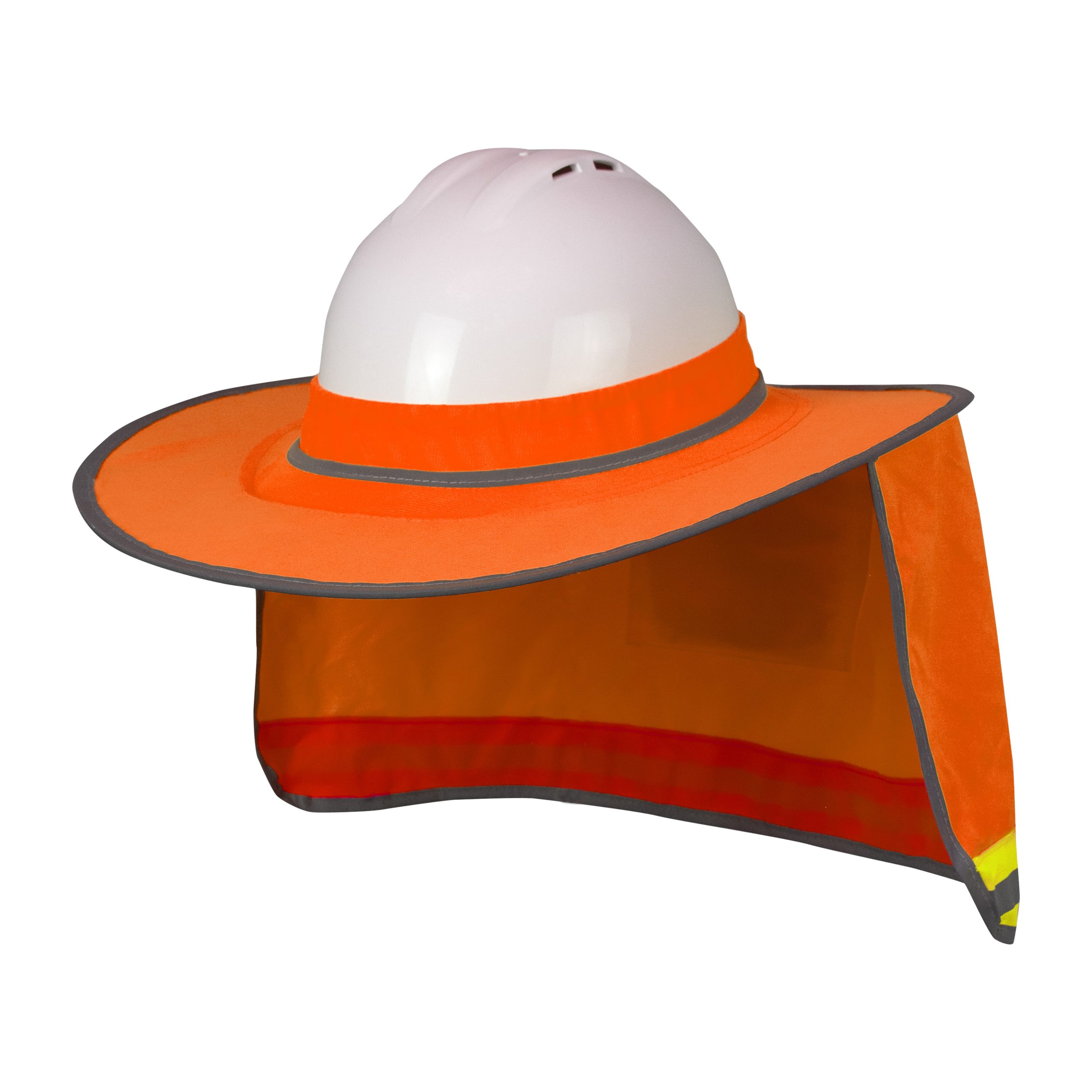 Hi-Vis Collapsible Hard Hat Shade - Orange, 1/EA #RHHS-01