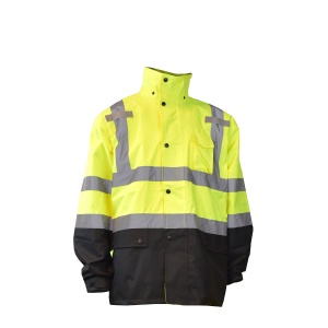 General Purpose Rain Jacket - Hi-Vis Green, #RW30-3Z1Y