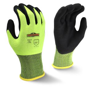 Radwear® Silver Series™ High Visibility Knit Dip Glove, 1 DZ, #RWG10