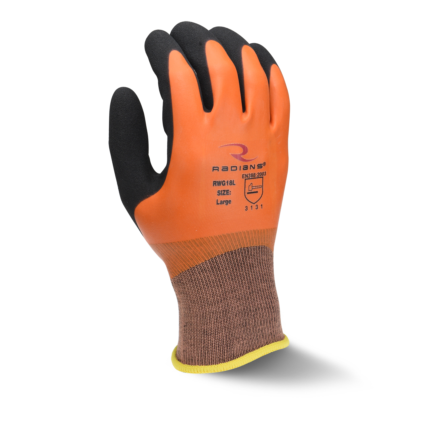 Latex Coated Work Glove, 1 DZ, # RWG18 - Image 2