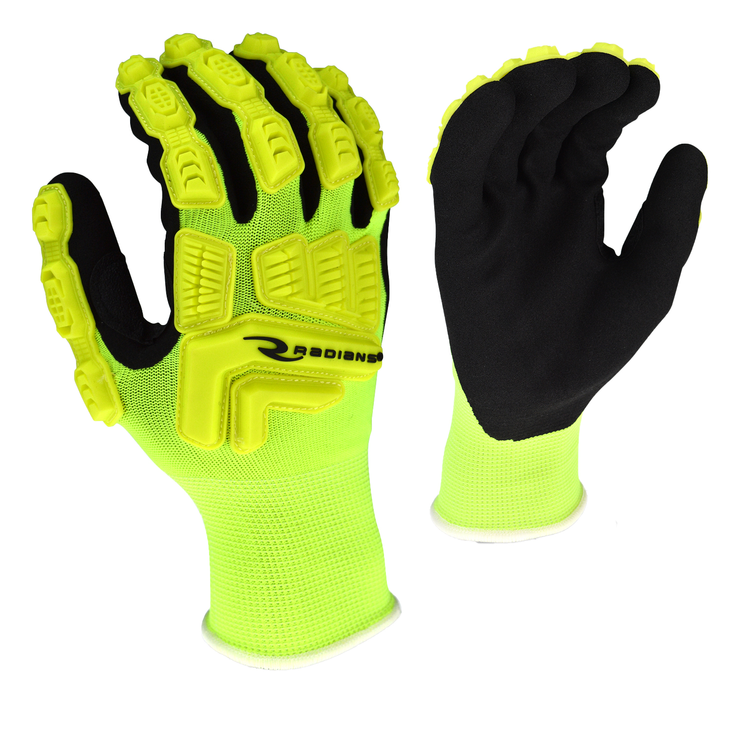 High Visibility Work Glove with TPR, MOQ12 , #RWG21