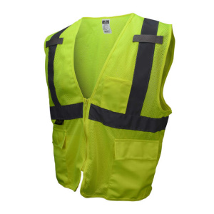 Mesh Economy Type R Class 2 Mesh Safety Vest - Mesh, 1EA #SV27-2