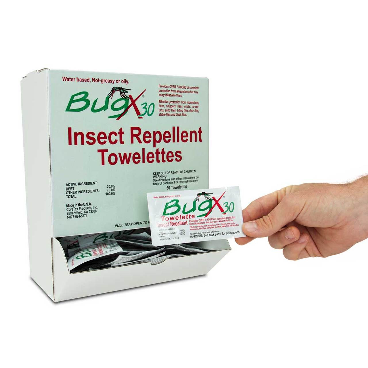 BugX®30 Insect Repellent, 1 BX #12644
