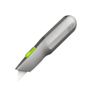 Auto-Retractable Metal-Handle Utility Knife, 1/EA, #10491