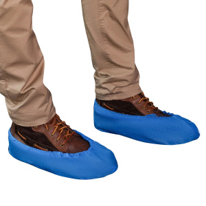 Blue Cast Polyethylene (CPE) Shoe Cover 100/BX #B95L2
