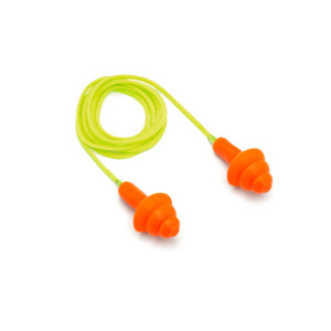 Reusable Corded Earplugs 50/box #RP3001