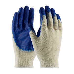 Economy Weight Seamless Knit Cotton/Polyester Glove with Latex Palm, 1 DZ #39-C120/L