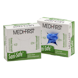 Sani-Safe Glove Dispenser With 8 Nitrile Gloves, 1 EA #7915MFP