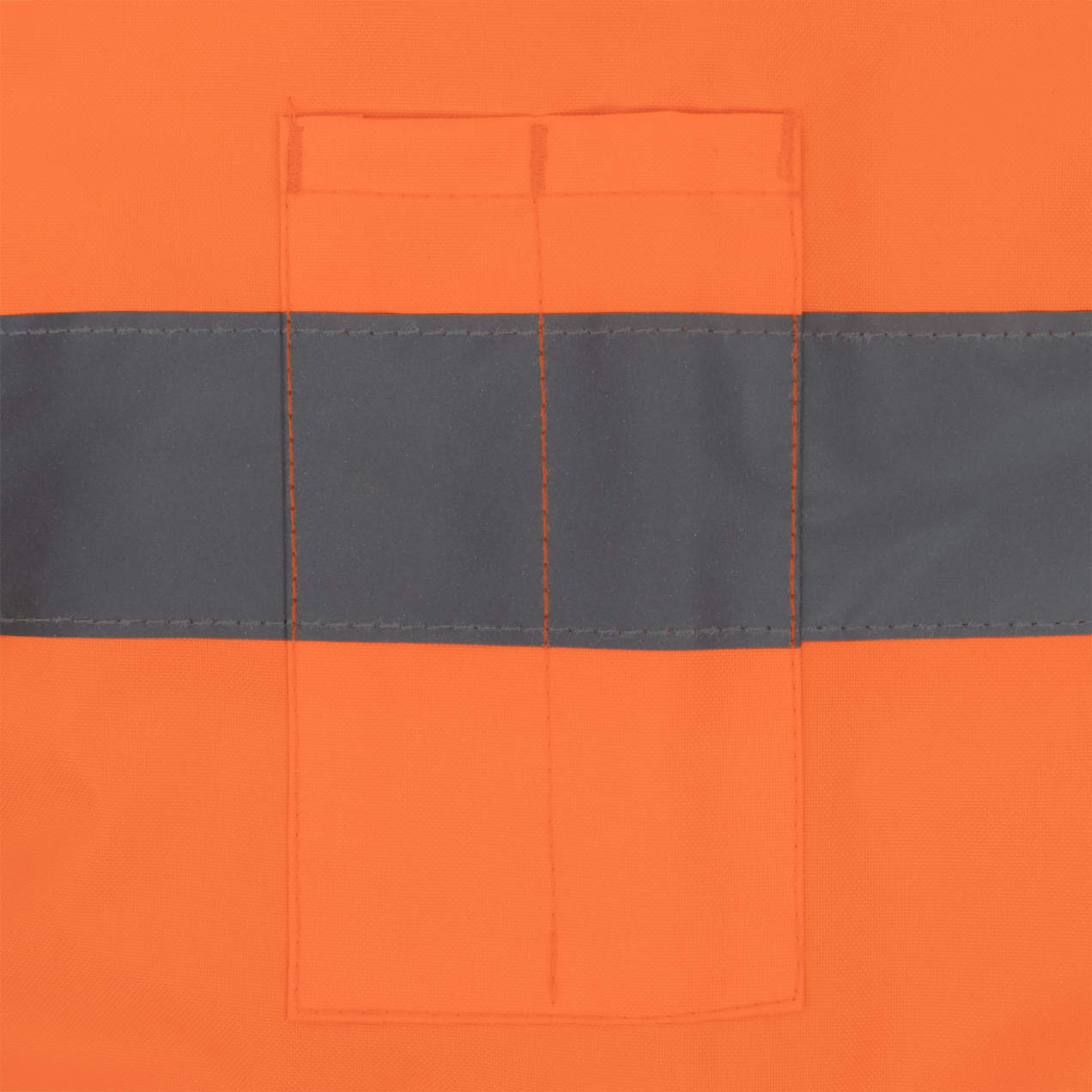 Class 3 Economy Parka with Quilted Lining - Hi-Vis Orange / Black #SJ411QB-3ZOS-Logo (Logo Included) - Image 6