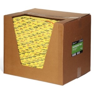 Caution Mat Pads - 15" x 19", 100 pads/package, #YPZ100H-BX