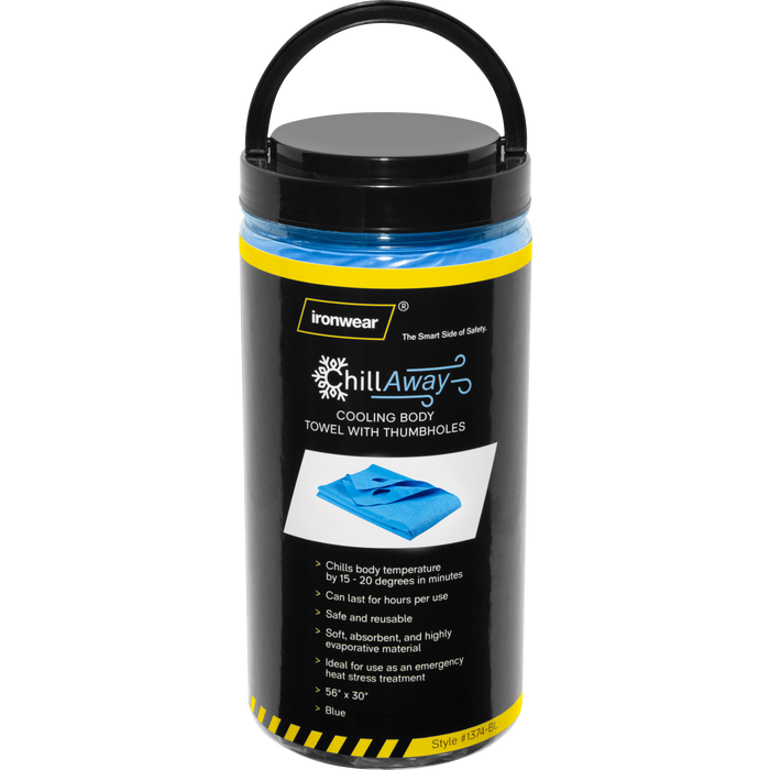 ChillAway Body , Large Cooling Blue Towel, 1 EA #1374-BL - Image 2
