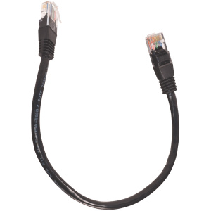 CABLE,ETHERNET CAT5E,12 INCH,BOOTLESS, 1/EA #10127518