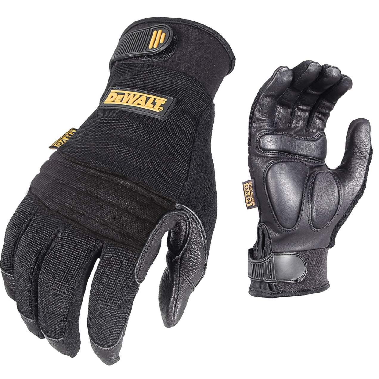 DEWALT Premium Padded Vibration Reducing Glove, Black, 1 DZ, #DPG250