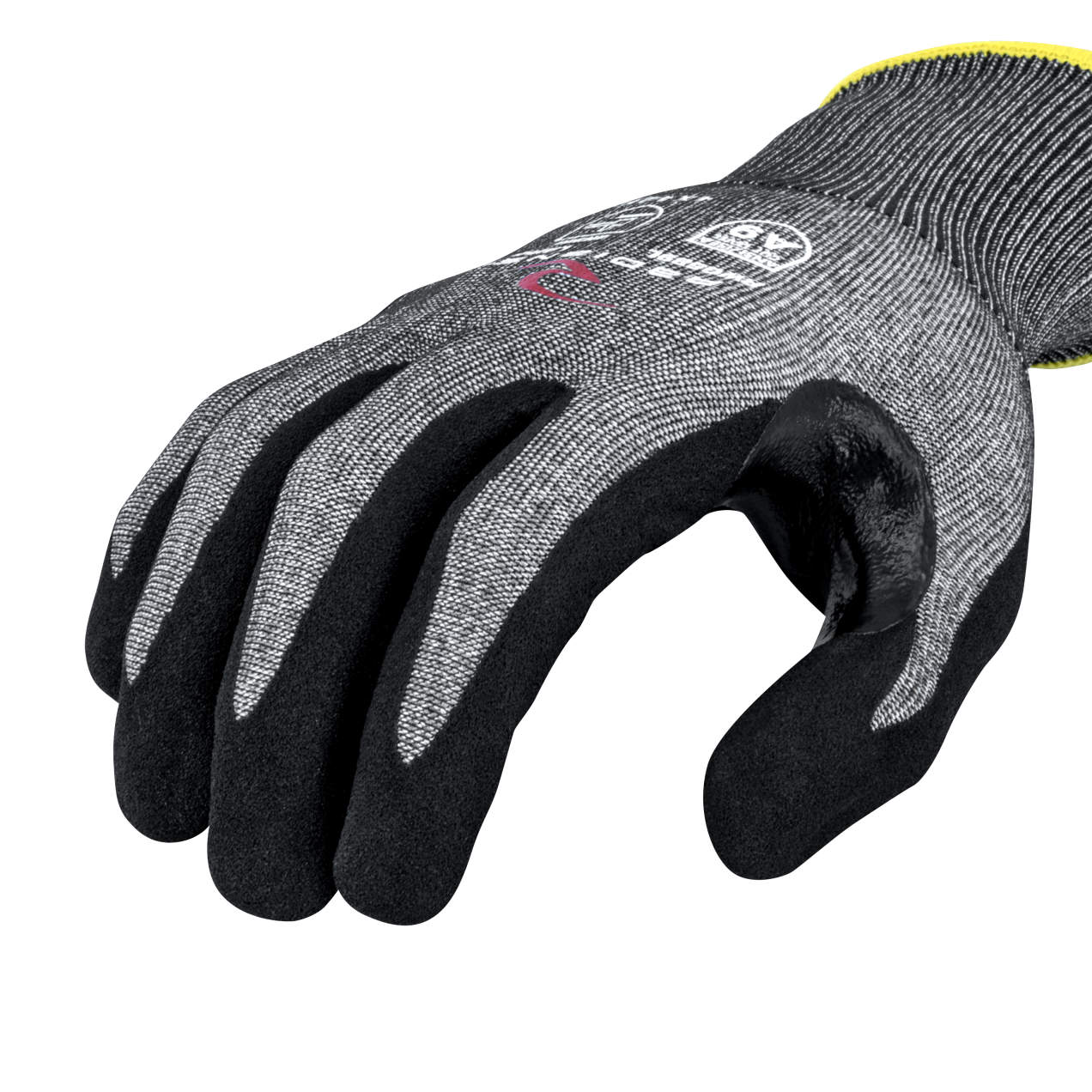 Radians Cut Protection Level A9 Sandy Foam Nitrile Coated Glove, 1 DZ #RWG589 - Image 2