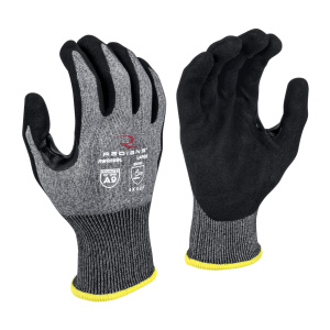 Radians Cut Protection Level A9 Sandy Foam Nitrile Coated Glove, 1 DZ #RWG589
