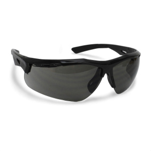 Thraxus™ Safety Eyewear - Black Frame - Smoke IQ Anti-Fog Lens - MOQ 12, #TXC1-23ID