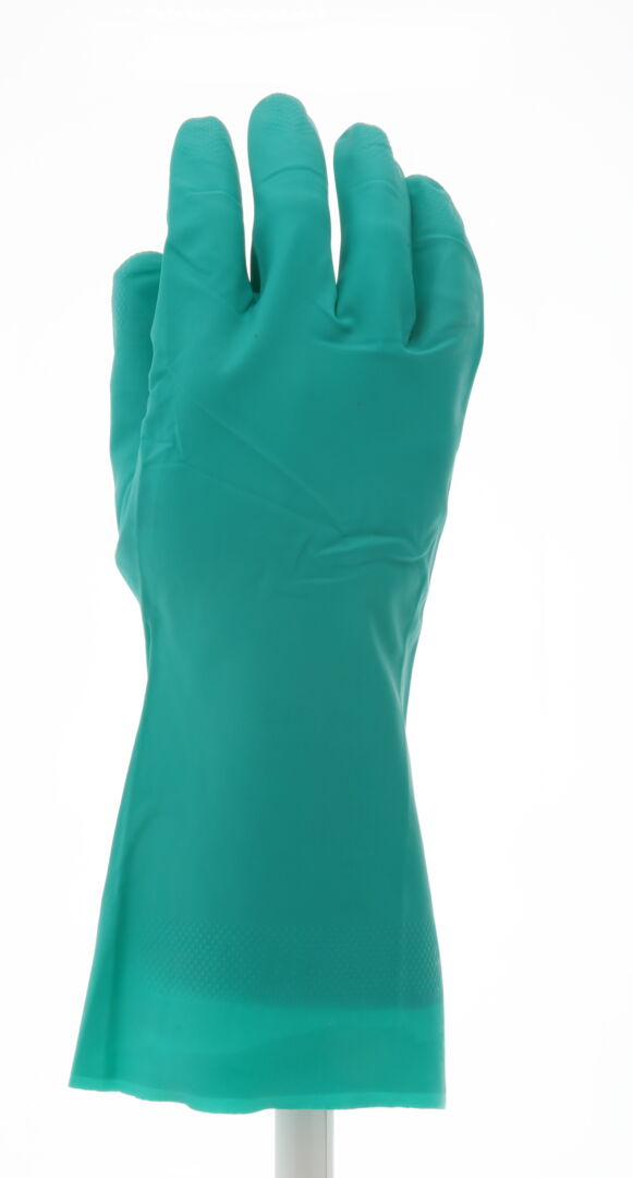 Nitri-Chem™ Unlined Green Nitrile Gloves, Large, 1 DZ #5309 - Image 3
