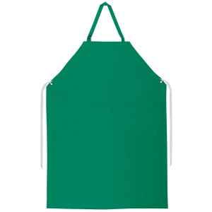Green PVC on Polyester Apron, 1EA #368R5