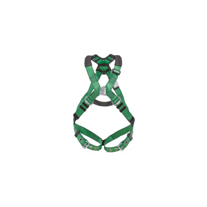 V-FORM Harness, Extra Small, Back D-Ring, Tongue Buckle Leg Straps Quick Connect Chest Buckle, 1/EA #10206057