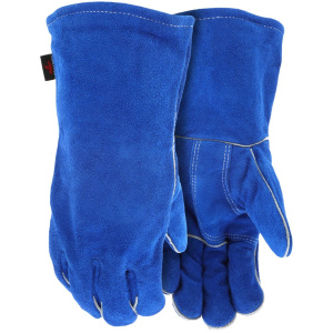 Leather Welding Work Gloves, Cow, Split, CV-C+, Jersey, DZ #4501