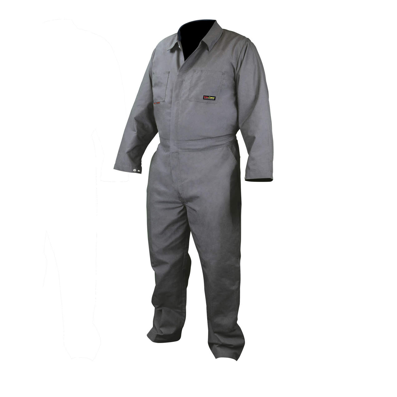 FRCA-002 VolCore® Cotton FR Coverall - Khaki - Tall, 1 EA #FRCAT-002K