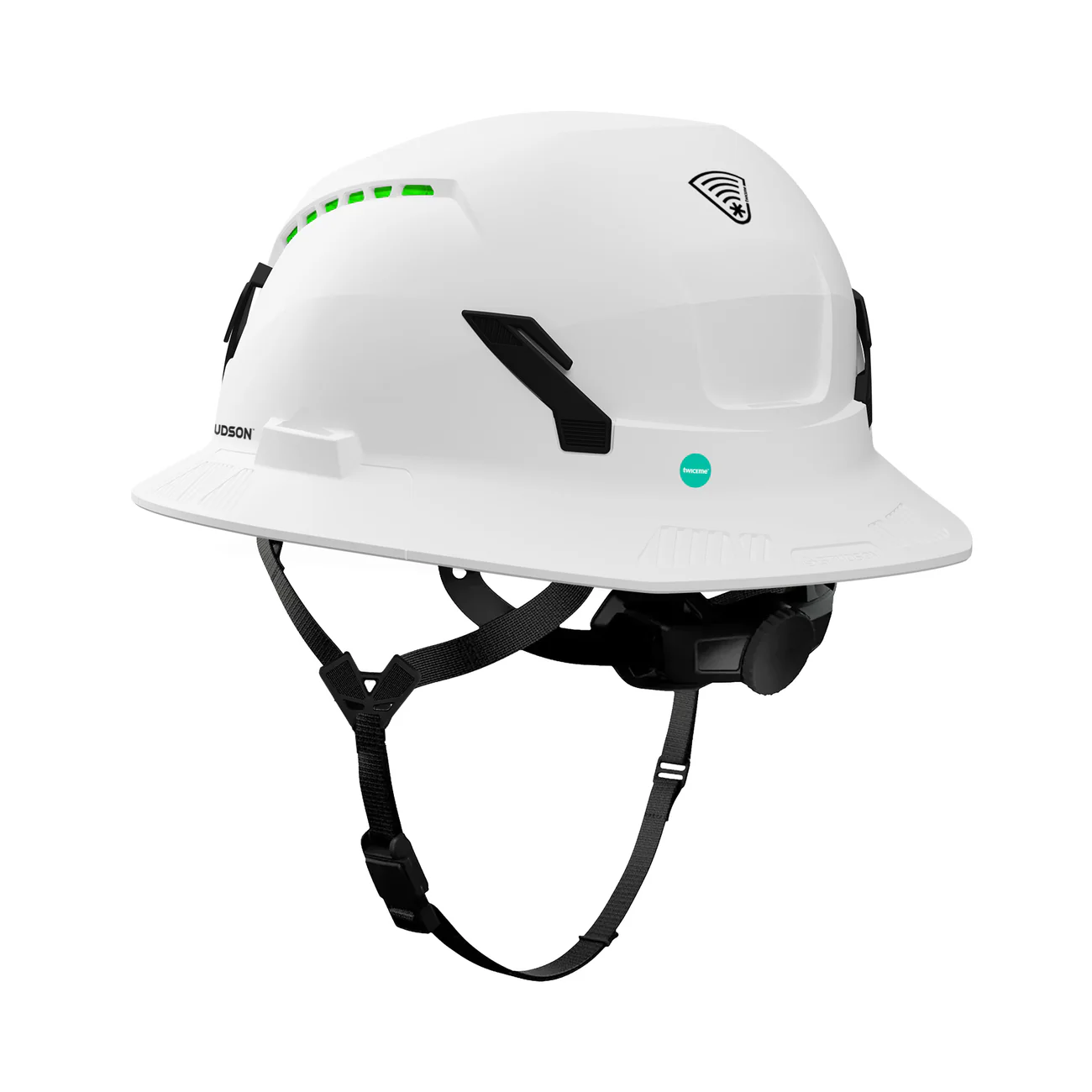 SHK-1 Full Brim Vented, White, 1/EA #SHK1-FB-CW - Image 3
