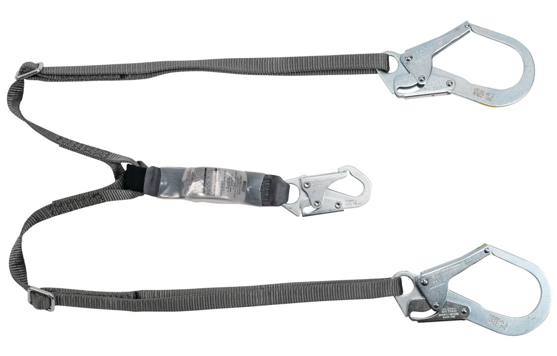 V-Series standard twin-leg adjustable energy absorbing lanyard, 1/EA #10188101