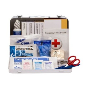 25 Person Vehicle ANSI 2015 Class A+ First Aid Kit, Metal Case #90672