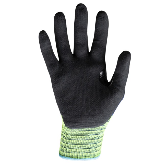 Helix 21g HPPE/Nylon Blue A4 with Black Foam Nitrile Coating, 1 PR #3051 - Image 4