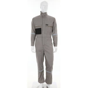 Summit Breeze® Flame Resistant (FR) Coverall - Gray 7-ounce Cotton Material, Chest Size (38 - 50), 1 EA #SBC2011