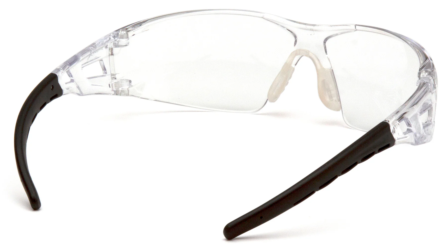 Fyxate Safety Glasses - Clear Lens - H2X AntiFog, Dielectric. Rubber temple tips and nosepiece. Single wraparound lens.MOQ 12 #SB10210ST - Image 2