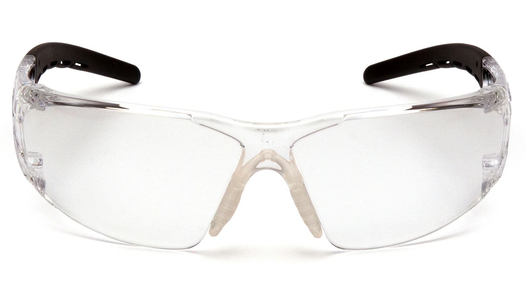 Fyxate Safety Glasses - Clear Lens - H2X AntiFog, Dielectric. Rubber temple tips and nosepiece. Single wraparound lens.MOQ 12 #SB10210ST - Image 4